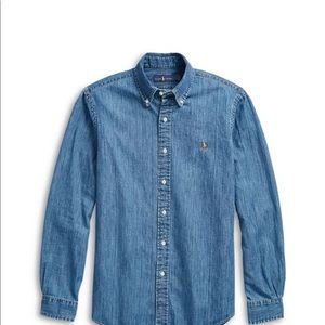 Ralph Lauren, size XL, color blue.